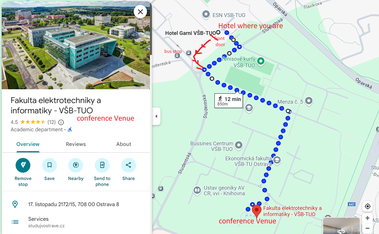Map to Conference Site